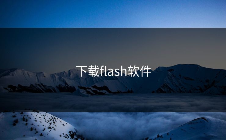 下载flash软件